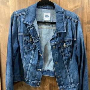 Old Navy Denim Jacket - Crop style - Size LG